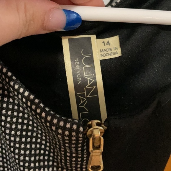 Vintage Fall Abstract Dress a - Picture 3 of 4